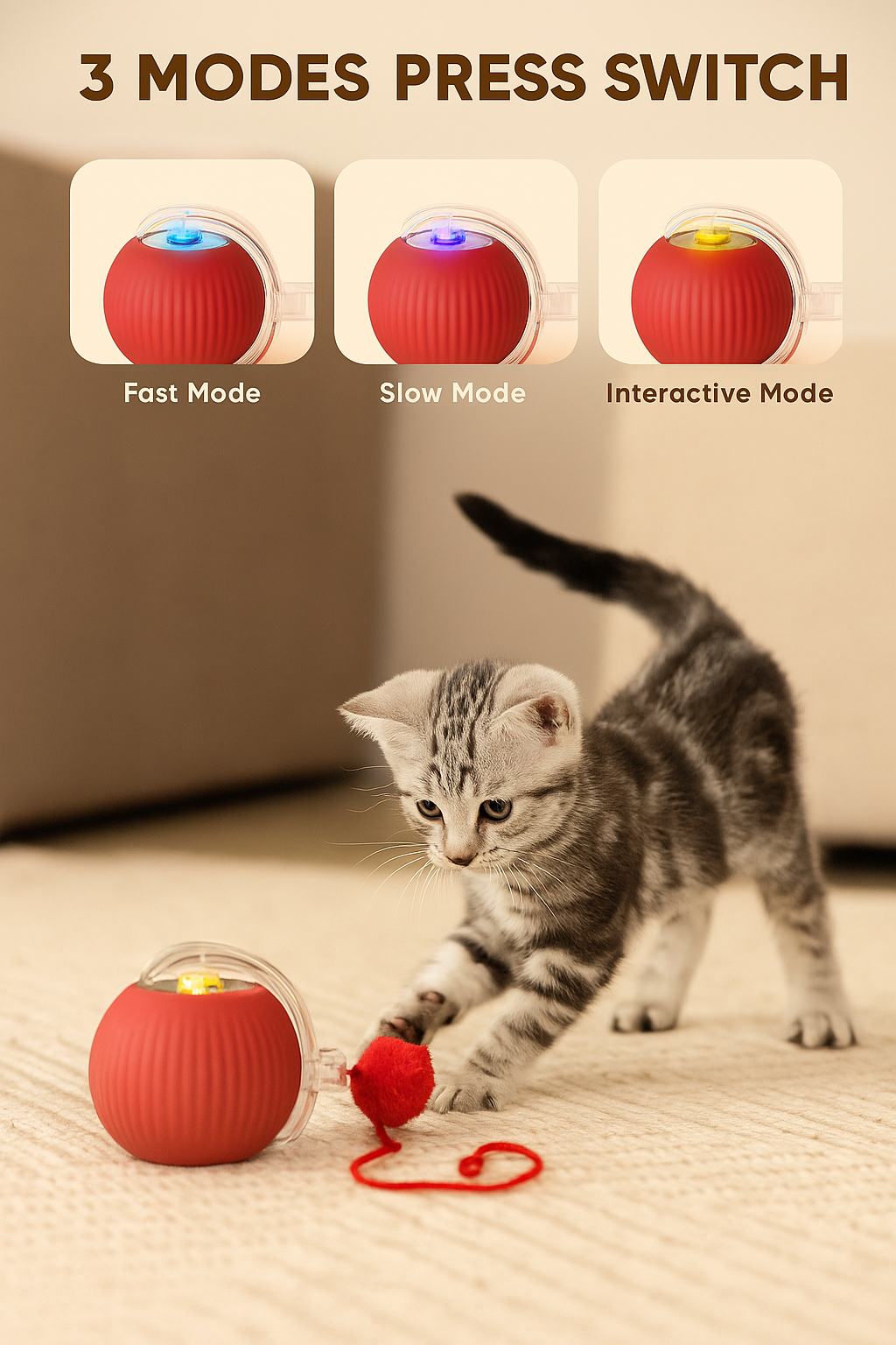 BUYLO™ – The Ultimate Self-Moving Pet Ball