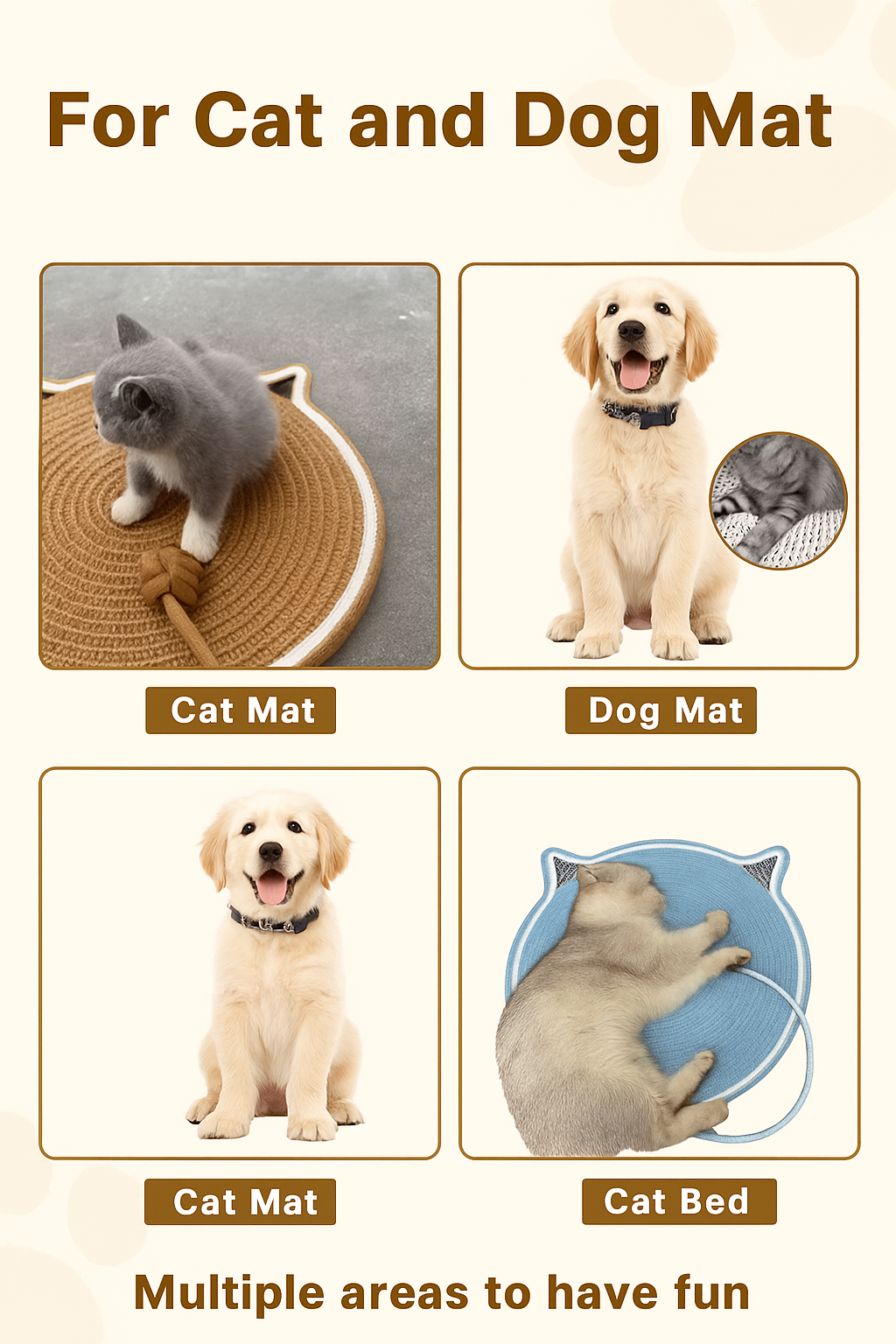 PawLuxe™ ComfortShield Mat